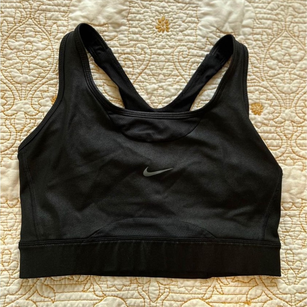 High Support Black Nike Sports Bra